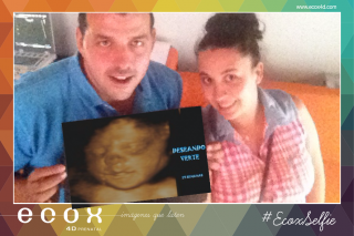 Ecografía emocional ecografía 4D de Jesica, Ramón y Joel.